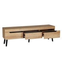 GRIF TV STAND ΦΥΣΙΚΟ 160x40x50cm
