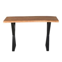 MINGLE ΚΟΝΣΟΛΑ ΚΑΡΥΔΙ ΜΑΥΡΟ 120x40x76cm
