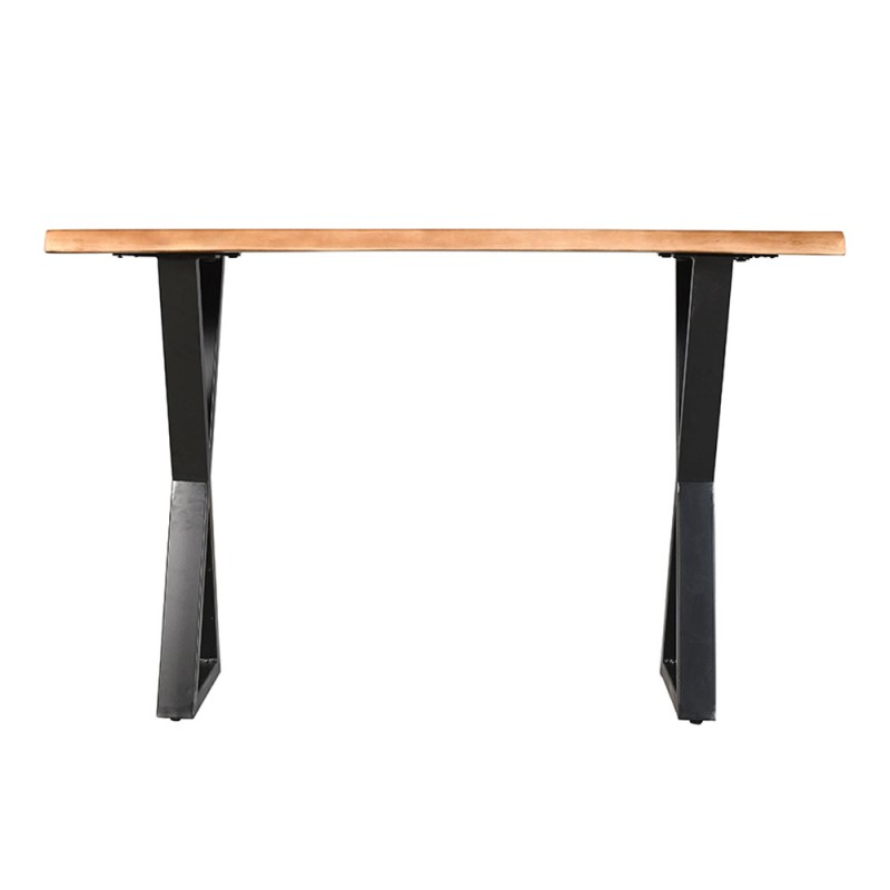 MINGLE ΚΟΝΣΟΛΑ ΚΑΡΥΔΙ ΜΑΥΡΟ 120x40x76cm