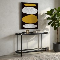 COLOMBO ΚΟΝΣΟΛΑ ΜΑΥΡΟ 130x36x82cm