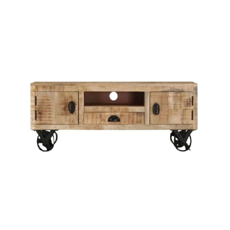 BROOKLYN TV STAND 2ΠΟΡΤΕΣ 1ΣΥΡΤΑΡΙ ΦΥΣΙΚΟ 135x42x60cm