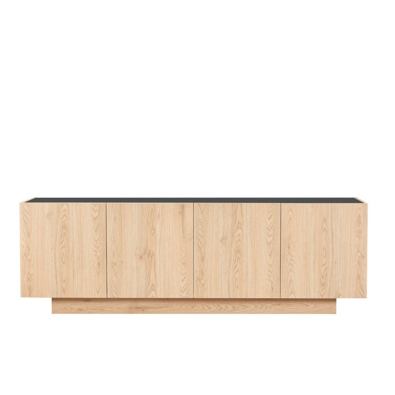 CUBIUS TV STAND 4ΠΟΡΤΕΣ ΦΥΣΙΚΟ 182x39x59cm