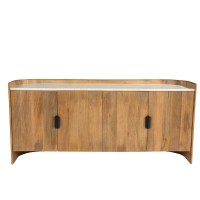 ORGANIC BITTER ΜΠΟΥΦΕΣ 4ΠΟΡΤΕΣ ΚΑΡΥΔΙ ΛΕΥΚΟ 165x45x75cm