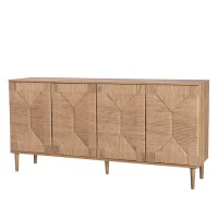 SISAL ΜΠΟΥΦΕΣ 4ΠΟΡΤΕΣ ΦΥΣΙΚΟ 160x39x78.5cm
