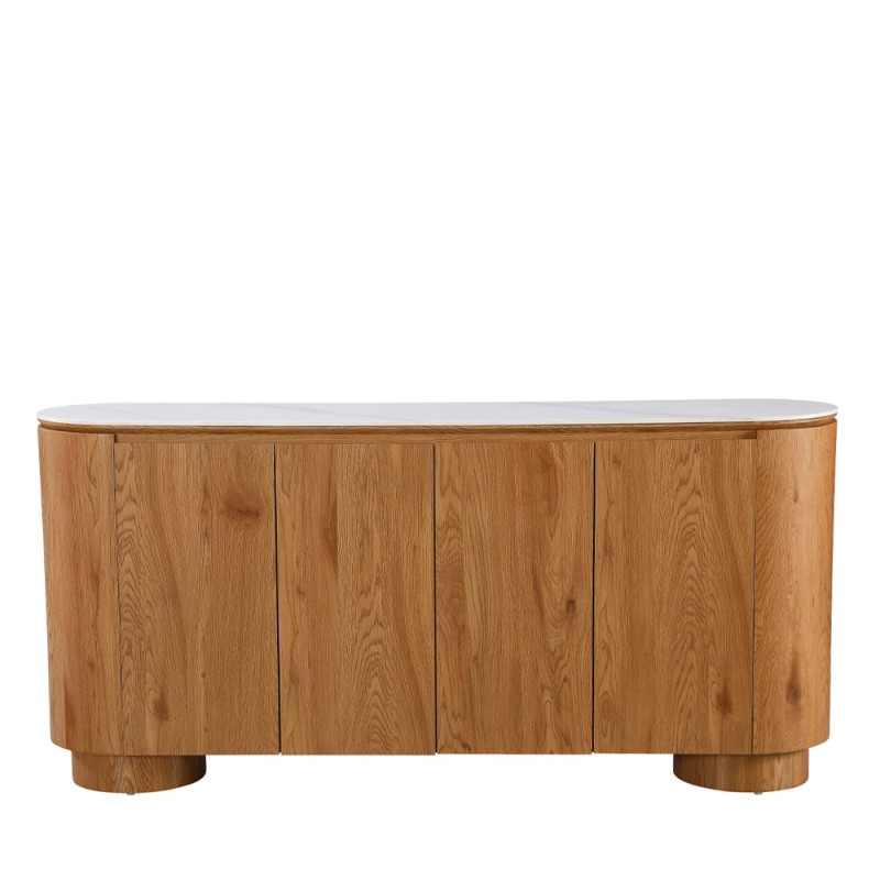 PILLAR ΜΠΟΥΦΕΣ 4ΠΟΡΤΕΣ ΛΕΥΚΟ 180x40x85cm
