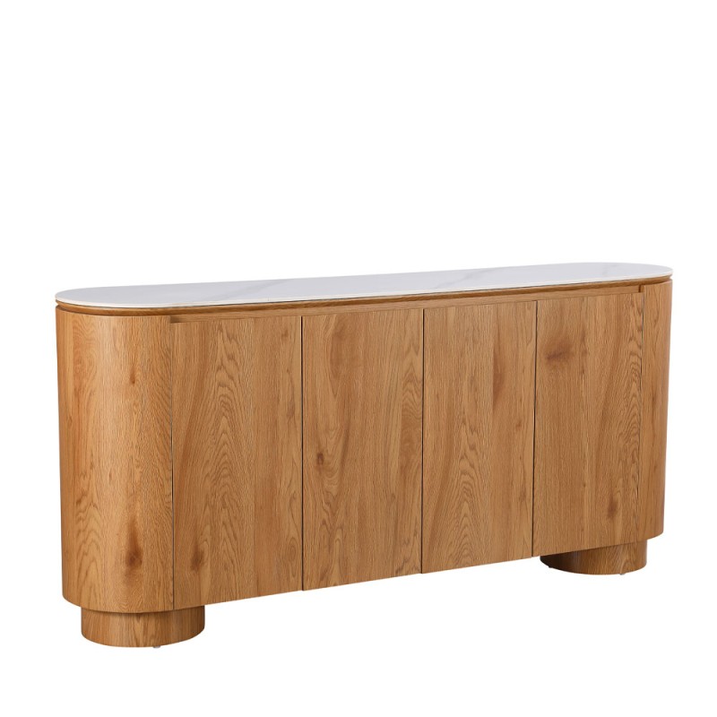 PILLAR ΜΠΟΥΦΕΣ 4ΠΟΡΤΕΣ ΛΕΥΚΟ 180x40x85cm