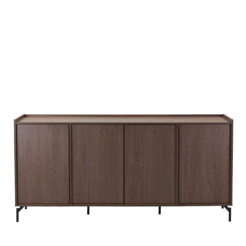 TOBAC ΜΠΟΥΦΕΣ 4ΠΟΡΤΕΣ ΚΑΡΥΔΙ ΣΚΟΥΡΟ 200x39x95cm