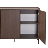TOBAC ΜΠΟΥΦΕΣ 4ΠΟΡΤΕΣ ΚΑΡΥΔΙ ΣΚΟΥΡΟ 200x39x95cm