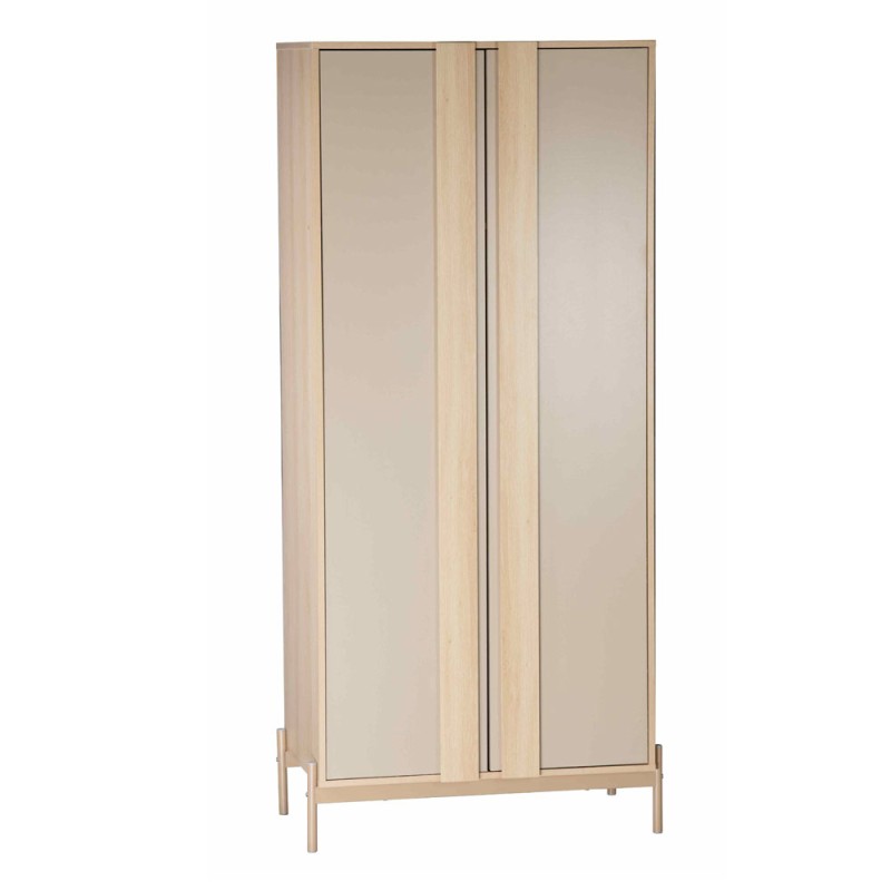 CAPPUCCINO ΝΤΟΥΛΑΠΑ 2ΠΟΡΤΕΣ LATTE SONOMA 84.6x50x185cm