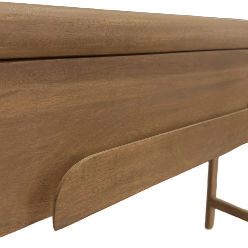 WABI ΚΟΝΣΟΛΑ 2ΣΥΡΤΑΡΙΑ ΦΥΣΙΚΟ 110x38x77cm