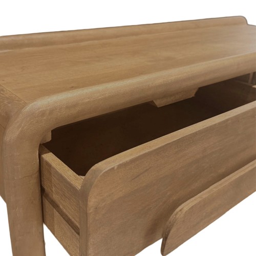 WABI ΚΟΝΣΟΛΑ 2ΣΥΡΤΑΡΙΑ ΦΥΣΙΚΟ 110x38x77cm