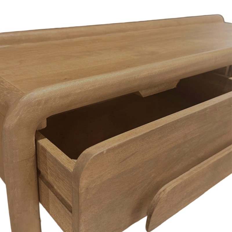 WABI ΚΟΝΣΟΛΑ 2ΣΥΡΤΑΡΙΑ ΦΥΣΙΚΟ 110x38x77cm