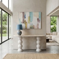 PERLA ΚΟΝΣΟΛΑ OFF WHITE 150x45x76cm