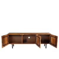 CHOCOLAT TV STAND 2ΠΟΡΤΕΣ ΚΑΡΥΔΙ 162x42x54cm
