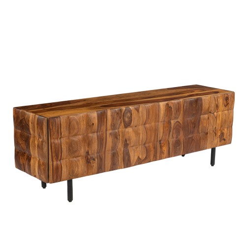 CHOCOLAT TV STAND 2ΠΟΡΤΕΣ ΚΑΡΥΔΙ 162x42x54cm