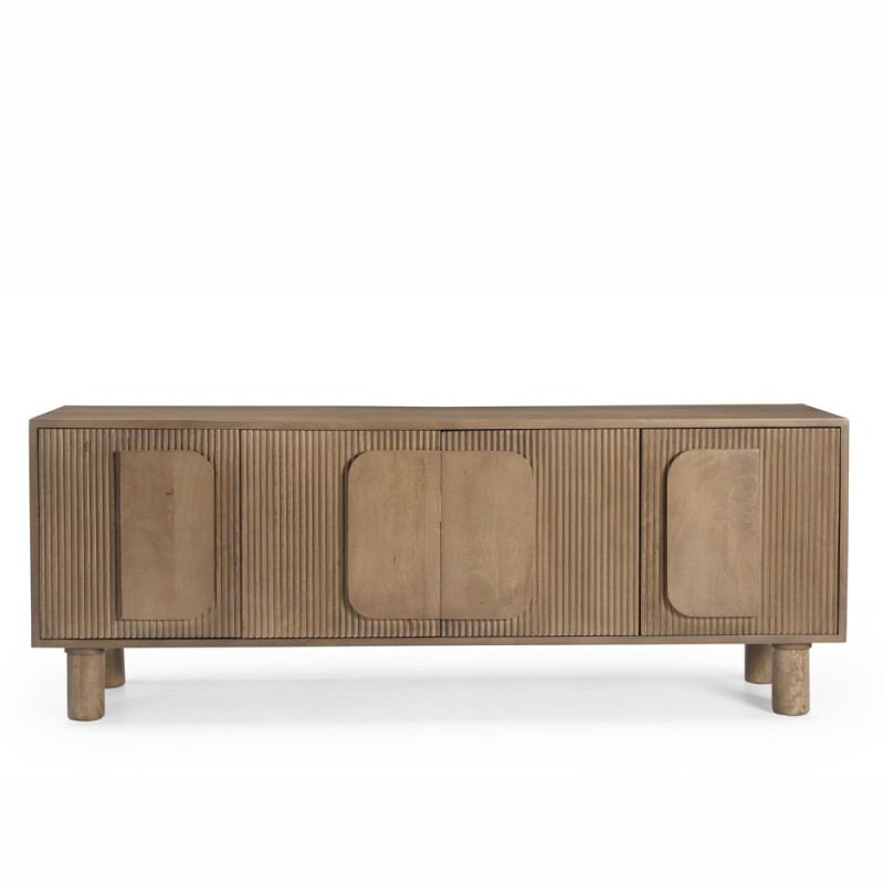 PARADIS TV STAND 4ΠΟΡΤΕΣ ΚΑΡΥΔΙ ΑΝΟΙΧΤΟ 160x40x60cm
