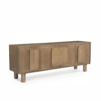 PARADIS TV STAND 4ΠΟΡΤΕΣ ΚΑΡΥΔΙ ΑΝΟΙΧΤΟ 160x40x60cm