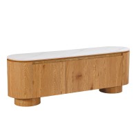 PILLAR TV STAND 4ΠΟΡΤΕΣ ΛΕΥΚΟ 160x40x55cm