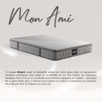 MON AMI ΣΤΡΩΜΑ 160x200cm ΓΚΡΙ 200x160x28cm