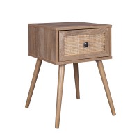 AMMOS ΚΟΜΟΔΙΝΟ 1ΣΥΡΤΑΡΙ ΦΥΣΙΚΟ ΜΕ RATTAN 40x35x61cm