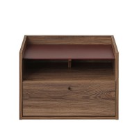 MARSALA ΚΟΜΟΔΙΝΟ 1ΠΟΡΤΑ 1ΡΑΦΙ ΚΑΡΥΔΙ 64x45x45cm