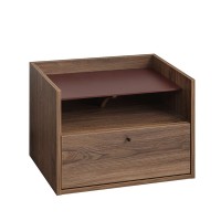 MARSALA ΚΟΜΟΔΙΝΟ 1ΠΟΡΤΑ 1ΡΑΦΙ ΚΑΡΥΔΙ 64x45x45cm
