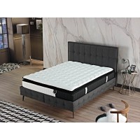 VISCO ALOE VERA ROLL PACK ΣΤΡΩΜΑ 160x200cm ΛΕΥΚΟ ΑΝΘΡΑΚΙ 200x160x31cm