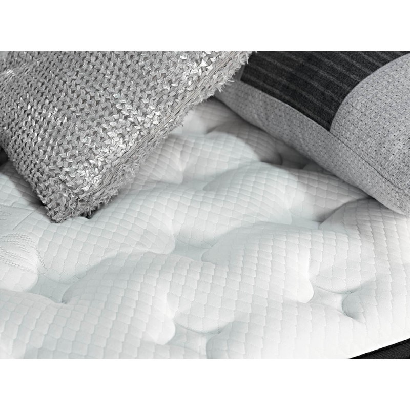 VISCO ALOE VERA ROLL PACK ΣΤΡΩΜΑ 160x200cm ΛΕΥΚΟ ΑΝΘΡΑΚΙ 200x160x31cm