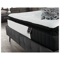VISCO ALOE VERA ROLL PACK ΣΤΡΩΜΑ 160x200cm ΛΕΥΚΟ ΑΝΘΡΑΚΙ 200x160x31cm