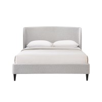 TEDDY ΚΡΕΒΑΤΙ (ΓΙΑ ΣΤΡΩΜΑ 160x200cm) ΓΚΡΙ ΑΝΟΙΧΤΟ 221x171.5x111cm