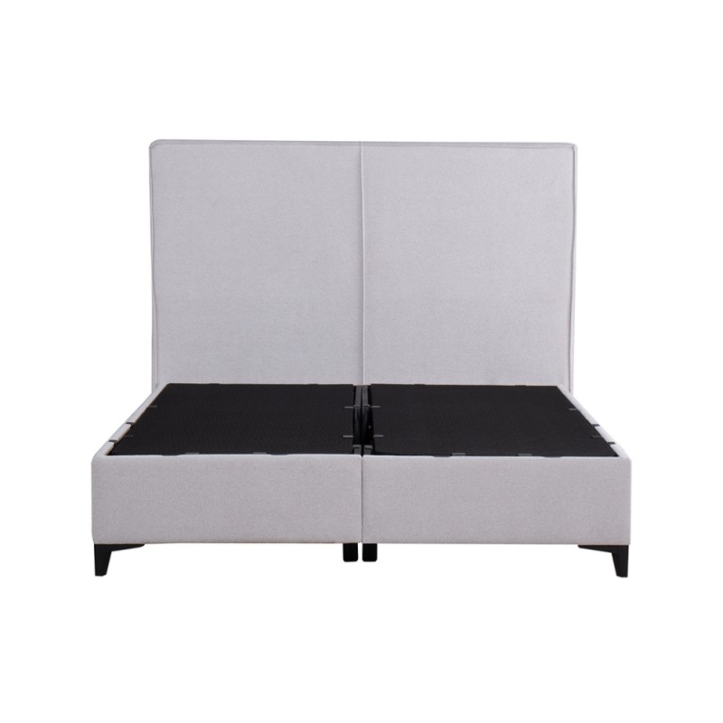 MORE ΚΡΕΒΑΤΙ ΜΕ ΑΠΟΘΗΚ. ΧΩΡΟ (ΓΙΑ ΣΤΡΩΜΑ 160x200cm) WHITE SMOOTH 07-957 217x160x120cm