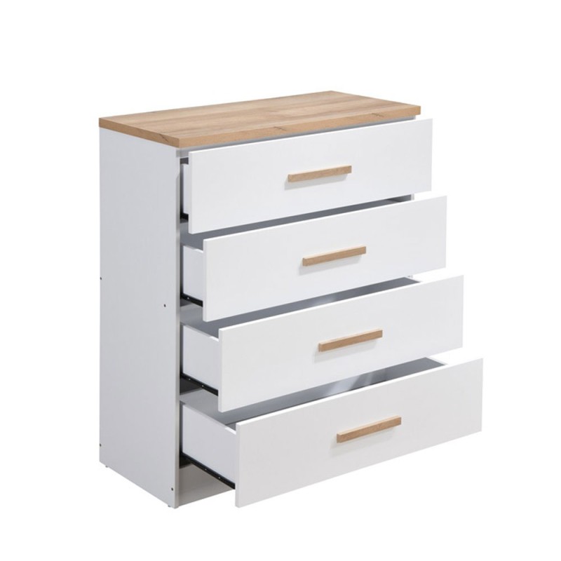 PRACTICO ΣΥΡΤΑΡΙΕΡΑ 4ΣΥΡΤΑΡΙΑ ΦΥΣΙΚΟ ΛΕΥΚΟ 80x40x99cm