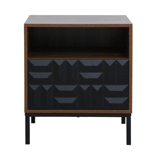 ZUMA ΚΟΜΟΔΙΝΟ ΚΑΡΥΔΙ ΜΑΥΡΟ 51.5x40x58.5cm