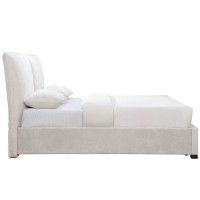 OASIS ΚΡΕΒΑΤΙ (ΓΙΑ ΣΤΡΩΜΑ 160x190cm) CREAM 217x171.5x121.7cm