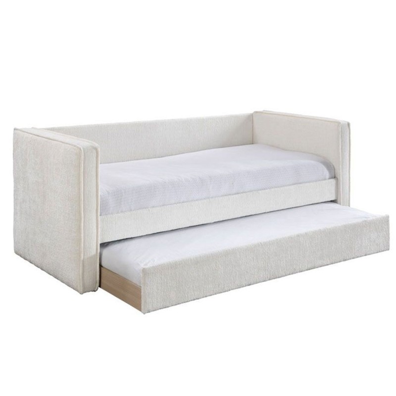 CALMO ΚΑΝΑΠΕΣ ΚΡΕΒΑΤΙ (ΓΙΑ ΣΤΡΩΜΑ 90x190cm) CREAM 222x99x84.2cm