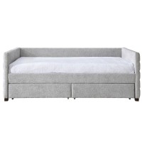 SUENO ΚΑΝΑΠΕΣ ΚΡΕΒΑΤΙ (ΓΙΑ ΣΤΡΩΜΑ 90x190cm) ΓΚΡΙ ΑΝΟΙΧΤΟ 209x99.5x76cm