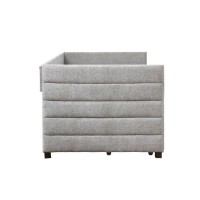 SUENO ΚΑΝΑΠΕΣ ΚΡΕΒΑΤΙ (ΓΙΑ ΣΤΡΩΜΑ 90x190cm) ΓΚΡΙ ΑΝΟΙΧΤΟ 209x99.5x76cm