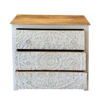 LOTUS ΣΥΡΤΑΡΙΕΡΑ ΛΕΥΚΟ DECAPE ΦΥΣΙΚΟ 90x42x90cm