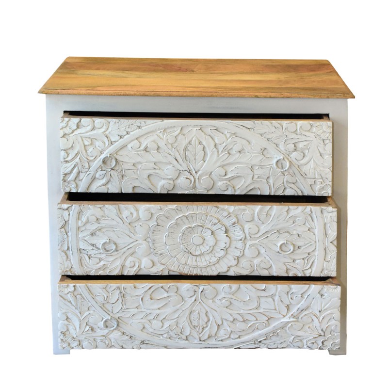 LOTUS ΣΥΡΤΑΡΙΕΡΑ ΛΕΥΚΟ DECAPE ΦΥΣΙΚΟ 90x42x90cm