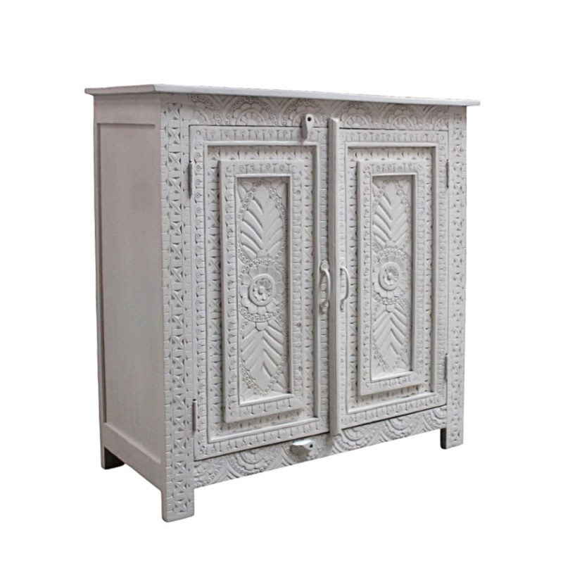 IOS ΚΟΜΟΤΑ 2ΠΟΡΤΕΣ OFF WHITE 95x42x95cm