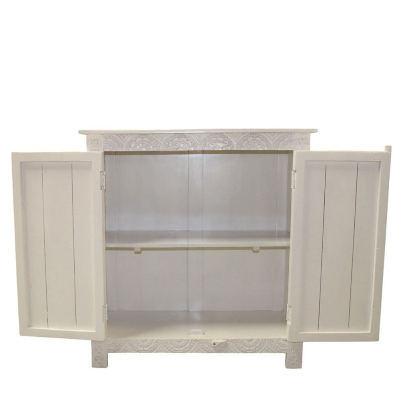 IOS ΚΟΜΟΤΑ 2ΠΟΡΤΕΣ OFF WHITE 95x42x95cm