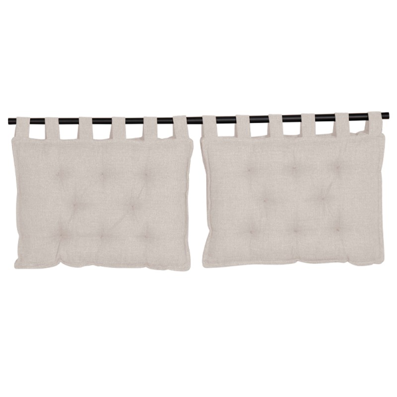HANG ΜΑΞΙΛΑΡΙ ΚΕΦΑΛΑΡΙΟΥ SET 2ΤΕΜ OFF WHITE 16-950 70x10x50cm