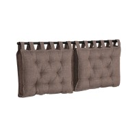 HANG ΜΑΞΙΛΑΡΙ ΚΕΦΑΛΑΡΙΟΥ SET 2ΤΕΜ ΓΚΡΙ ΚΑΦΕ 20-914 70x10x50cm