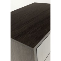 SPECCHIO ΚΟΜΟΔΙΝΟ 2ΣΥΡΤΑΡΙΑ ΜΑΥΡΟ OAK ΚΑΘΡΕΠΤΗΣ 58x39x55cm