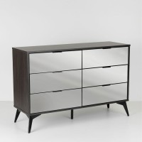 SPECCHIO ΣΥΡΤΑΡΙΕΡΑ 6ΣΥΡΤΑΡΙΑ ΜΑΥΡΟ OAK ΚΑΘΡΕΠΤΗΣ 120x39x80cm