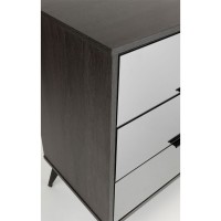 SPECCHIO ΣΥΡΤΑΡΙΕΡΑ 6ΣΥΡΤΑΡΙΑ ΜΑΥΡΟ OAK ΚΑΘΡΕΠΤΗΣ 120x39x80cm