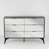 SPECCHIO ΣΥΡΤΑΡΙΕΡΑ 6ΣΥΡΤΑΡΙΑ ΜΑΥΡΟ OAK ΚΑΘΡΕΠΤΗΣ 120x39x80cm