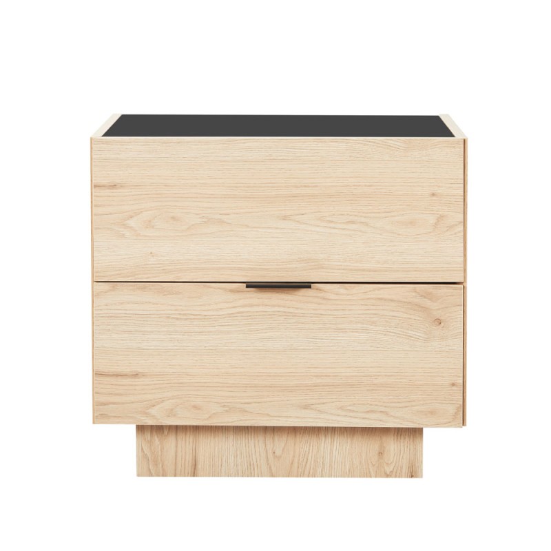 CUBIUS ΚΟΜΟΔΙΝΟ 2ΣΥΡΤΑΡΙΑ ΦΥΣΙΚΟ 58x39x54.2cm