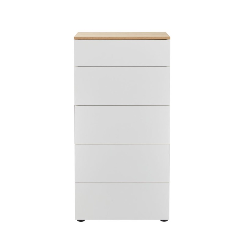 LUCIDO ΚΡΕΒΑΤΟΚΑΜΑΡΑ SET 3+1 ΛΕΥΚΟ OAK ΦΥΣΙΚΟ