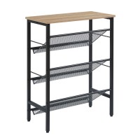 PLEXUS ΠΑΠΟΥΤΣΟΘΗΚΗ 3ΡΑΦΙΑ ΚΑΡΥΔΙ ΜΑΥΡΟ 60x30x80cm
